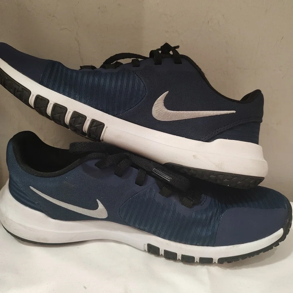 Men's Nike‎ Flex Control TR4 Training Shoes CD0197-400 Midnight Navy Sz 8 Swoosh